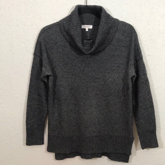 Bartolini Made in Italy Gray Wool & Cashmere Blend Turtleneck Sweater size M - Picture 1 of 8